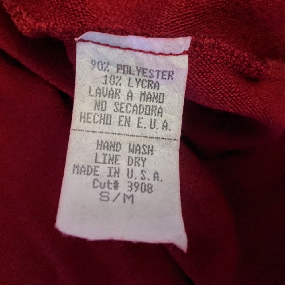 Deep Red Open Front High Low Cardigan - Picture 9 of 10